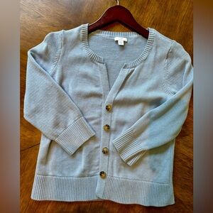 Light blue cardigan